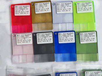 GG Custom Masterbatch Factory Plastic Master Batch Polycarbonate PC Based Resin Colors for Phone Accesso