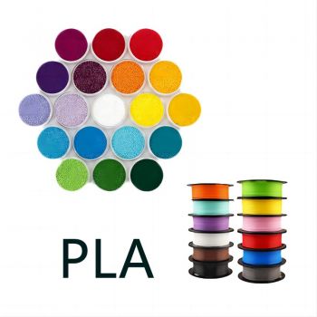 GG PLA color Masterbatch in Assorted Colors Red Yellow Orange Green Blue Purple White with Black